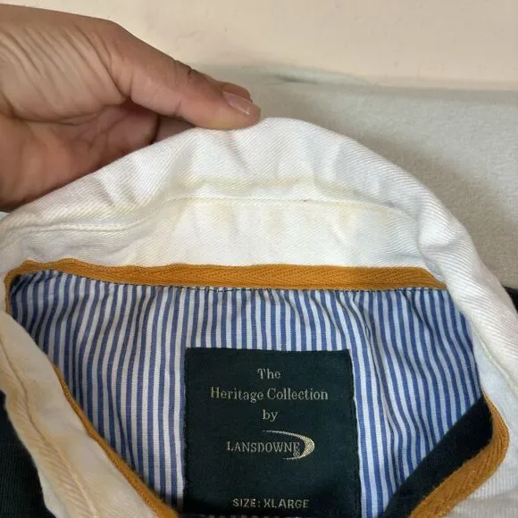 Lansdowne Rugby Shirt Mens XL Ireland Irish Four Provinces Embroidered Crest - Picture 4 of 8